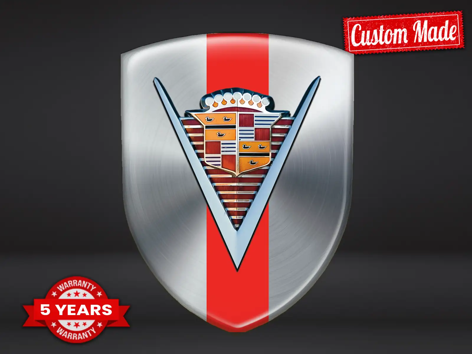 Cadillac Sticker Silicone Design Max Stylé Pro Résistant